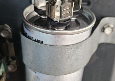 New capacitor wired into the outdoor AC unit in Lake Charleston, Greenacres