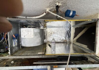 Air handler cabinet re-lined with new insulation in Buena Vida, Wellington